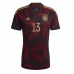 Tyskland Thomas Muller #13 Replika Borta matchkläder VM 2022 Korta ärmar